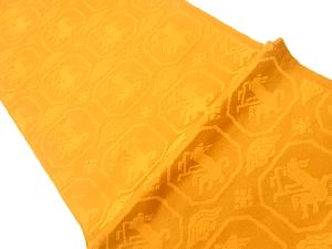 抽象動物模様織出し袋帯